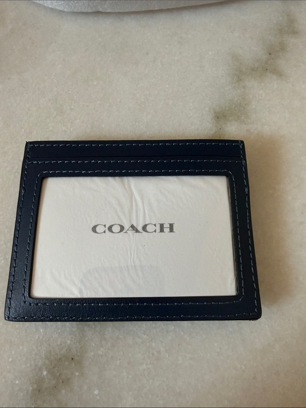 NWT Coach Quilted Denim Carmen Mini Crossbody Bag & Matching Card Case Set - Picture 2 of 3